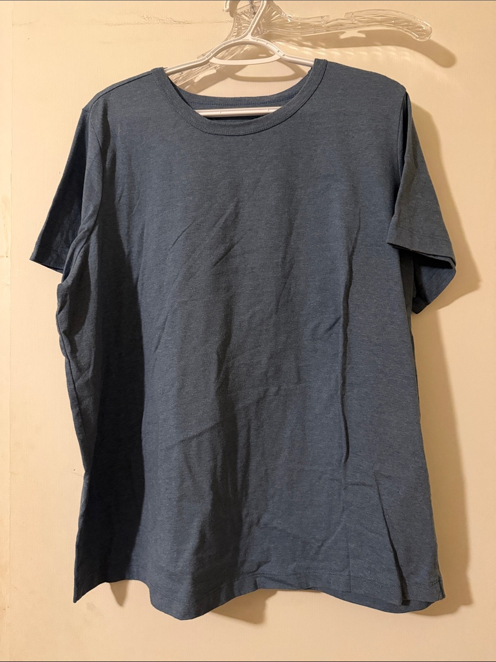 Women's Short Sleeve Crewneck Tee in Slate Blue